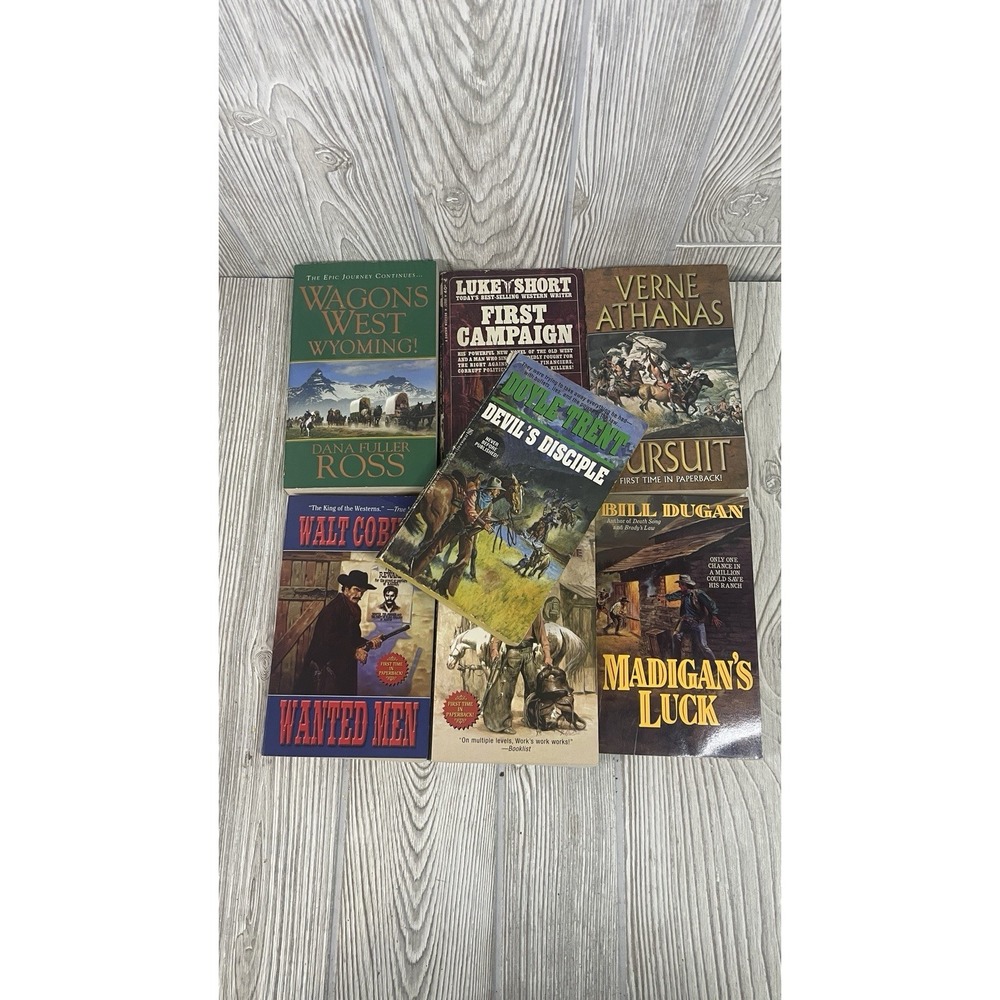 Vintage Western Paperback Book Lot 7 Luke Short Dana Fuller Ross Walt Coburn - Picture 2 of 14